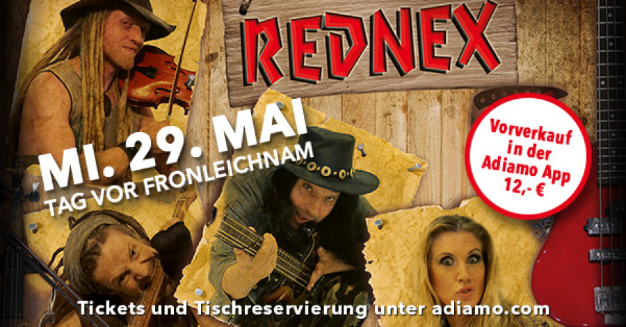 REDNEX - LIVE ON STAGE - 29.05.2024 (Tag vor Fronleichnam)